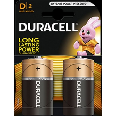 Bateria alkaliczna LR20 2blister DURACELL