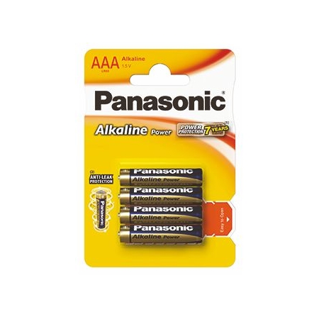 Bateria LR03/4BP ALKALINE Power PANASONIC blister