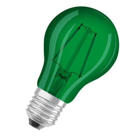 Żarówka LED GLS 2,5W E27 230V zielona OSRAM