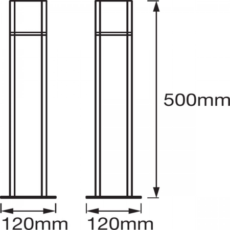 Słupek SMART+ WIFI CUBE Post 50cm.9,5W MULTICOLOR LEDVANCE